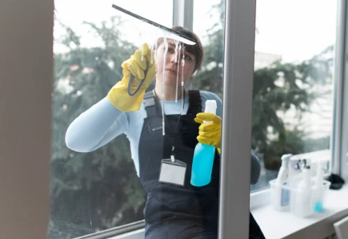 Nettoyage de vitres intérieures et extérieures à Crespin